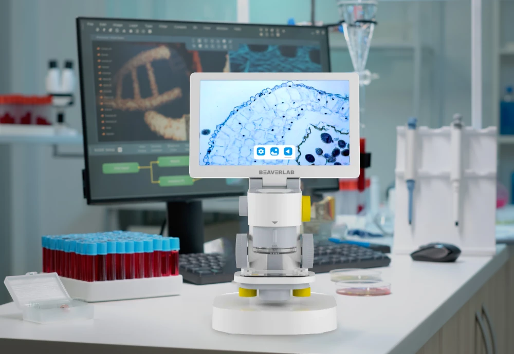 digital microscope with display